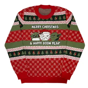 Happy Doom Year Unisex Knit Sweater