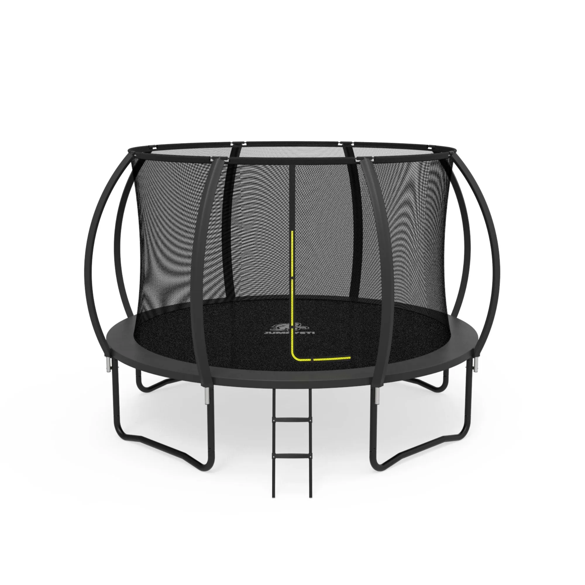 12' Trampoline Round With Safety Net JumpYeti