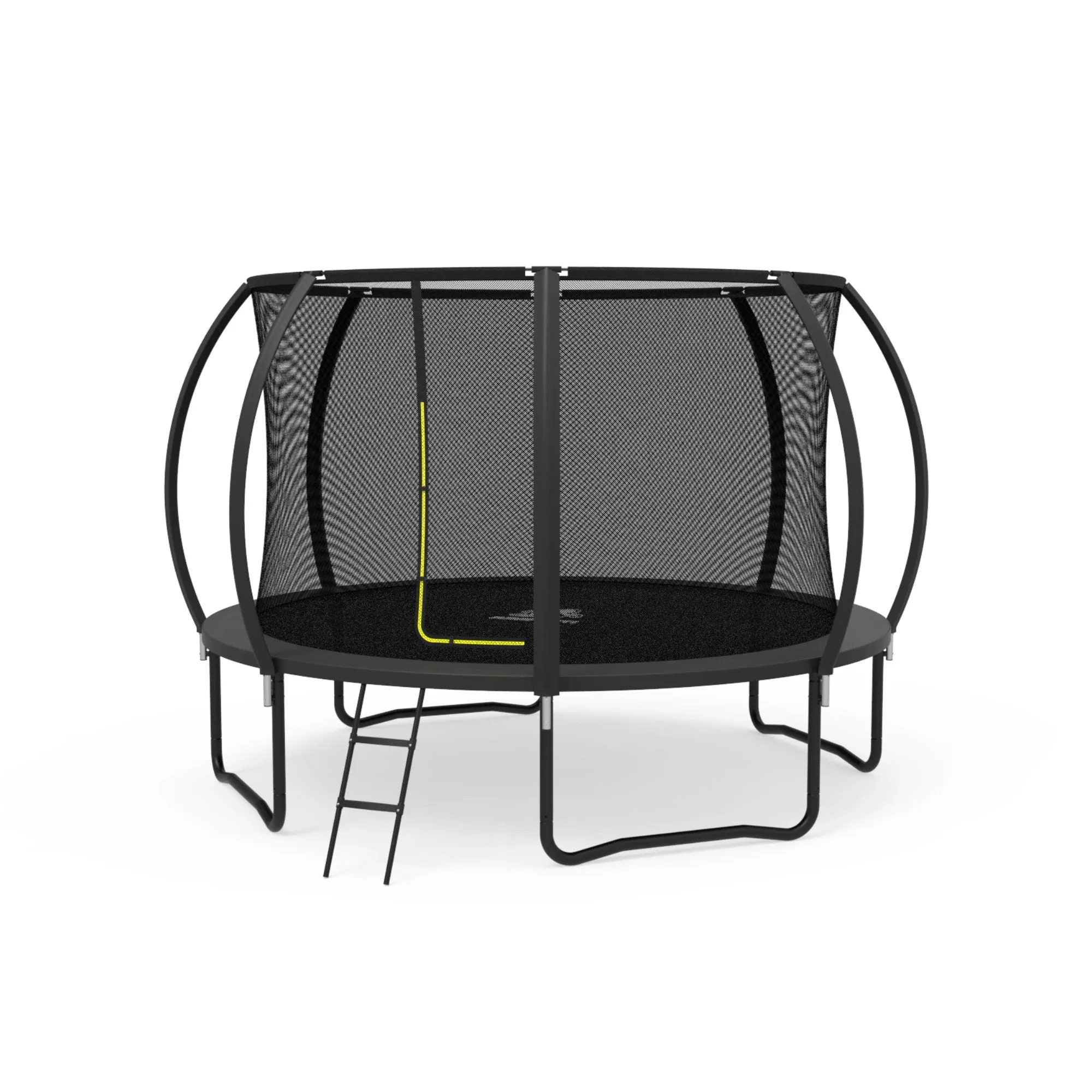 12' Trampoline Round With Safety Net JumpYeti