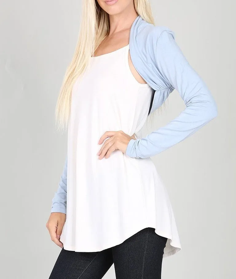3/4 Sleeve Bolero Sweater Cardigan Women