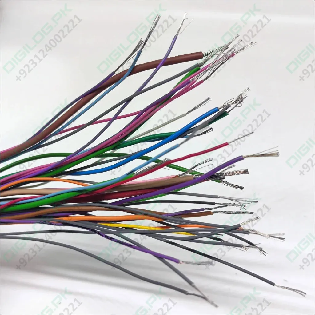 50grm Multiple Size Flexible Wires Jumper Wire Solder Able Wires Different Colors Mix Length Used In Pakistan