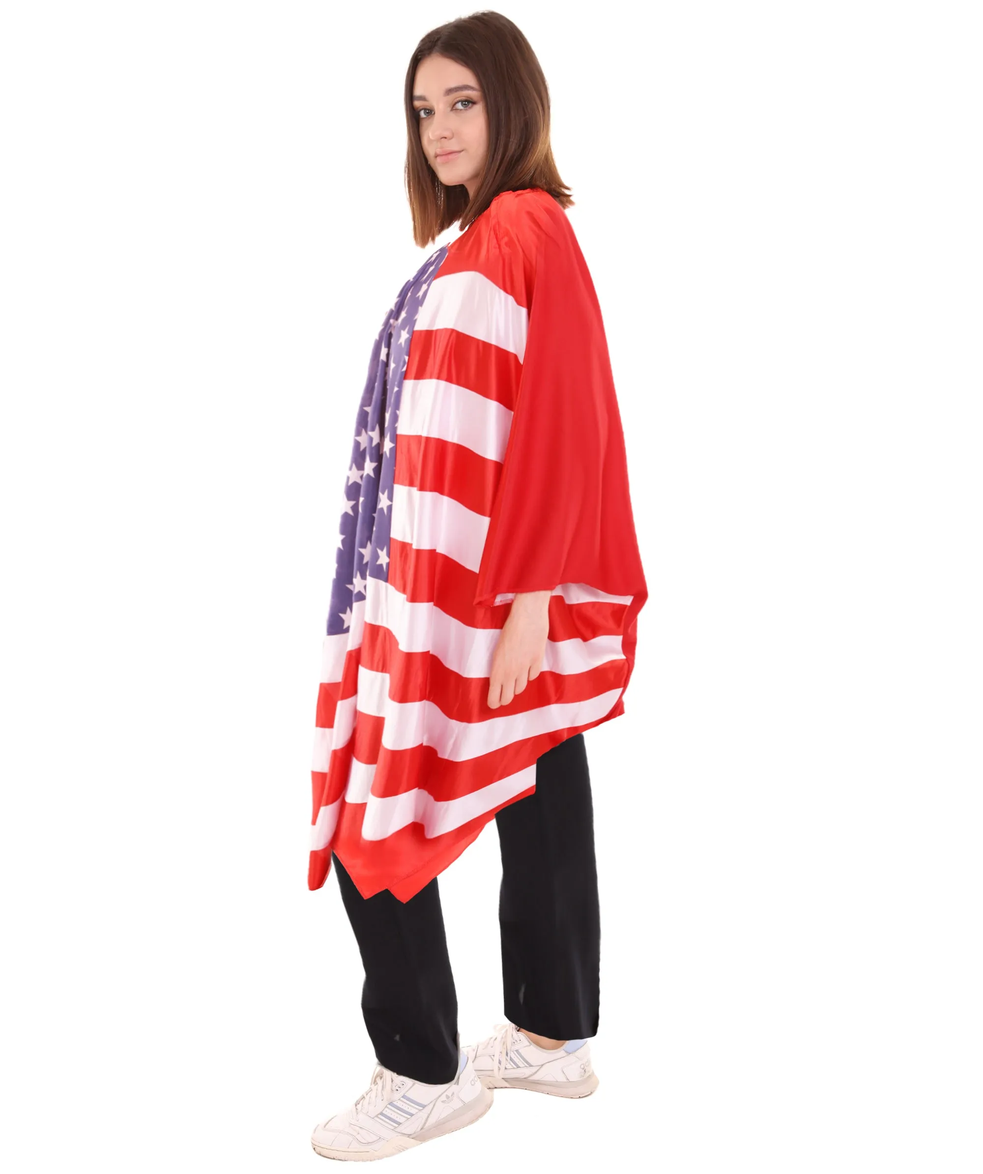 Adult Women's USA Flag Tunic Sports Costume | Patriotic Cosplay