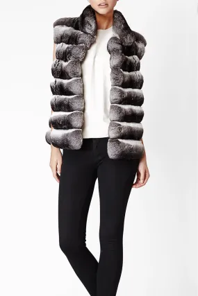 Alice Women's Chinchilla Fur Vest