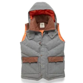 Alps & Meters Alpine Hooded Vest in Grey