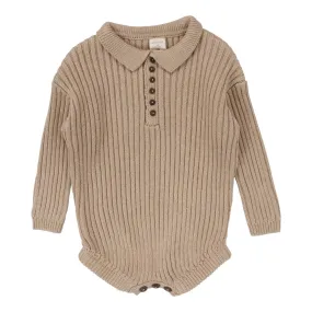 Analogie Boys Oatmeal Knit Romper