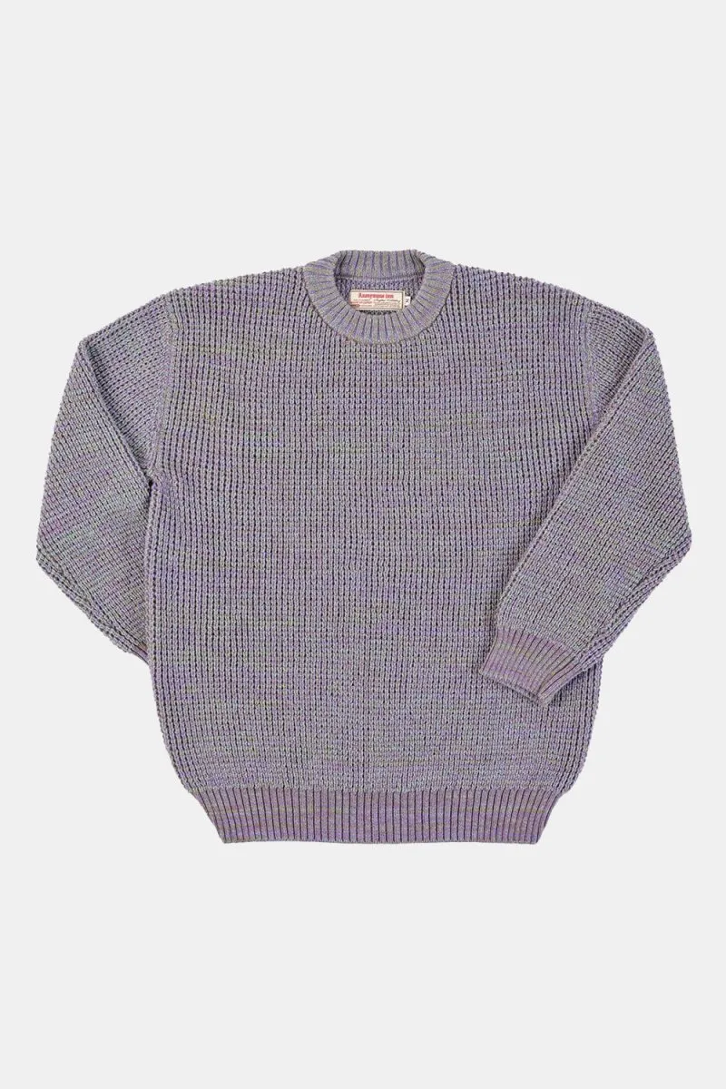 Anonymous Ism Mix Crew Neck Knit (Purple)