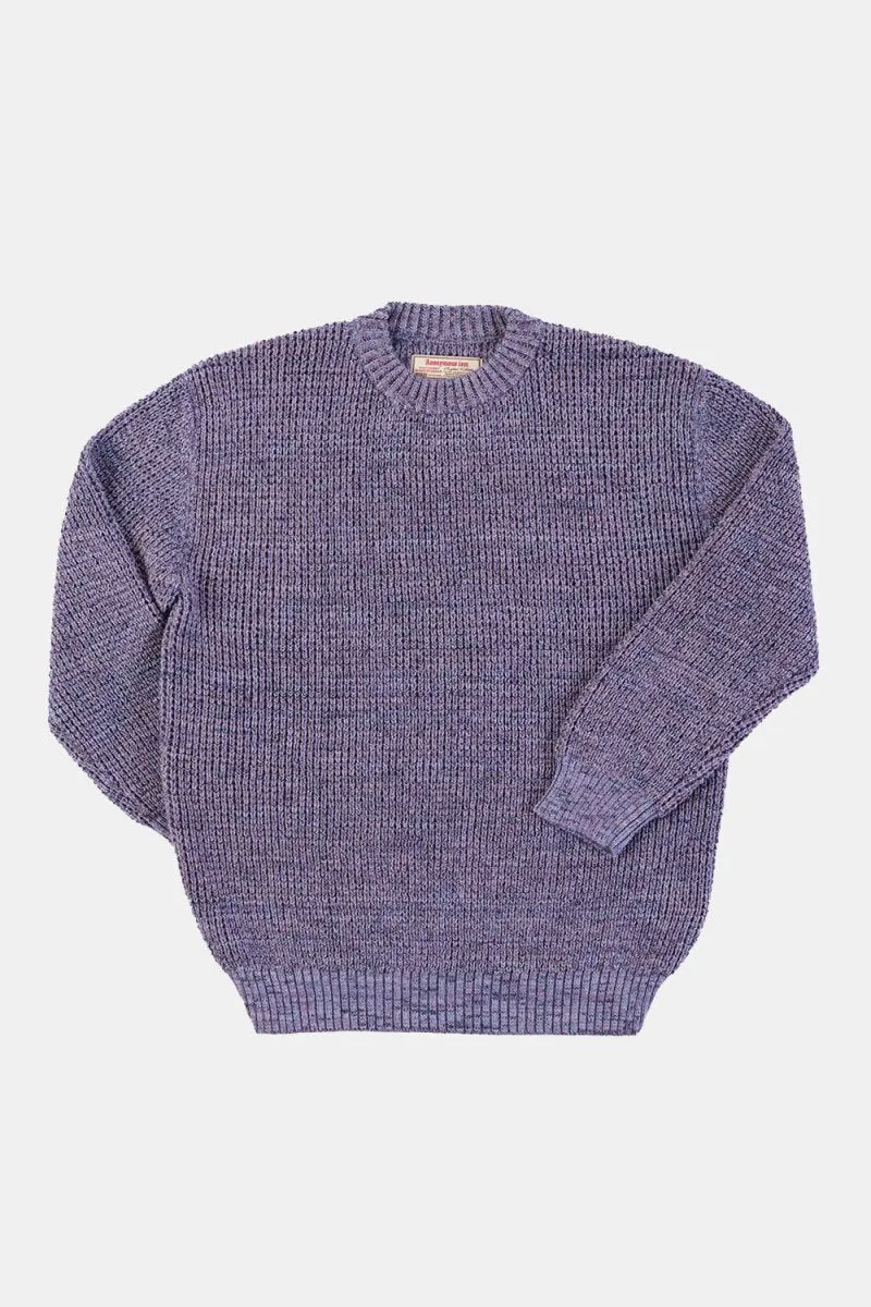 Anonymous Ism Mix Crew Neck Knit (Purple/Blue)