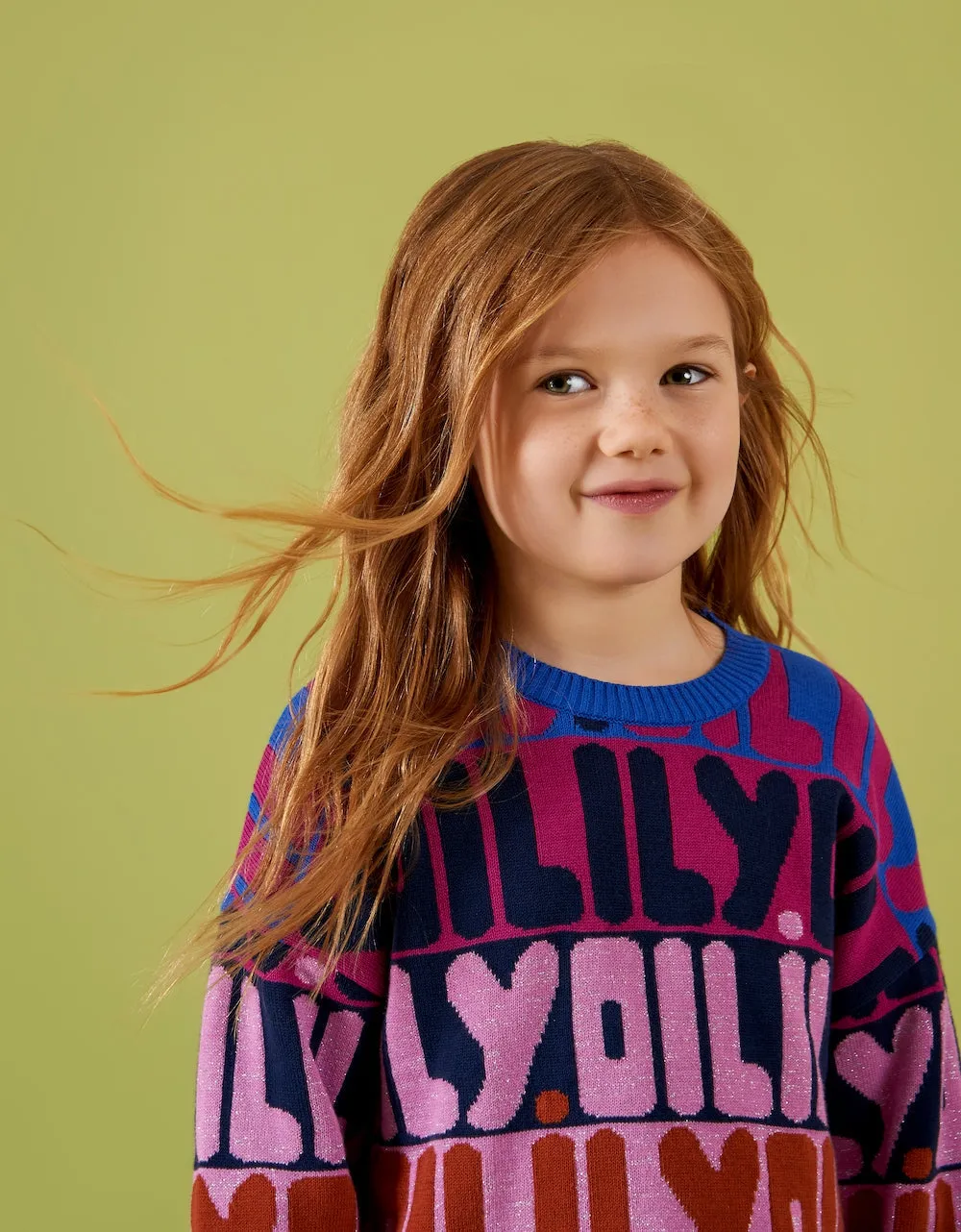 AW24 Oilily Girls Kloud Purple Jumper