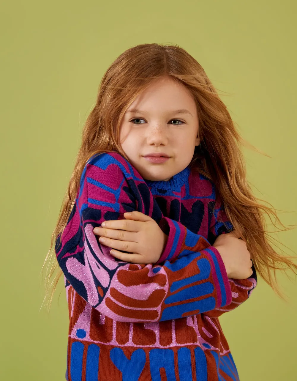 AW24 Oilily Girls Kloud Purple Jumper