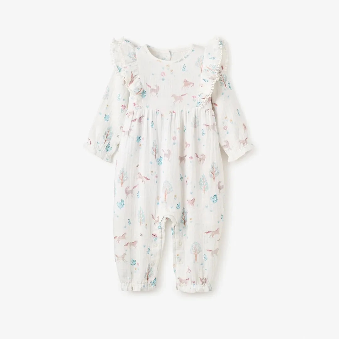 BA - Pony Meadow Organic Muslin Cotton Jumpsuit