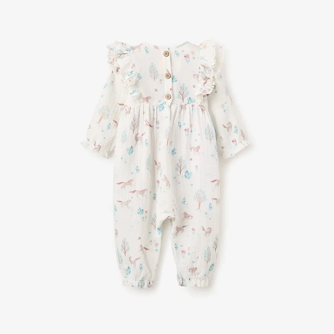 BA - Pony Meadow Organic Muslin Cotton Jumpsuit