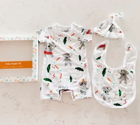 Bamboo Baby Onesie Romper Set - Dancing Koala by Suki McMaster