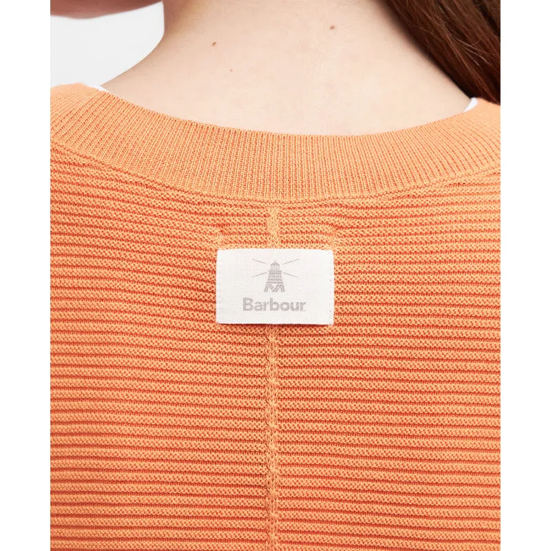 Barbour Bickland Ladies Knitted Jumper - Apricot Crush