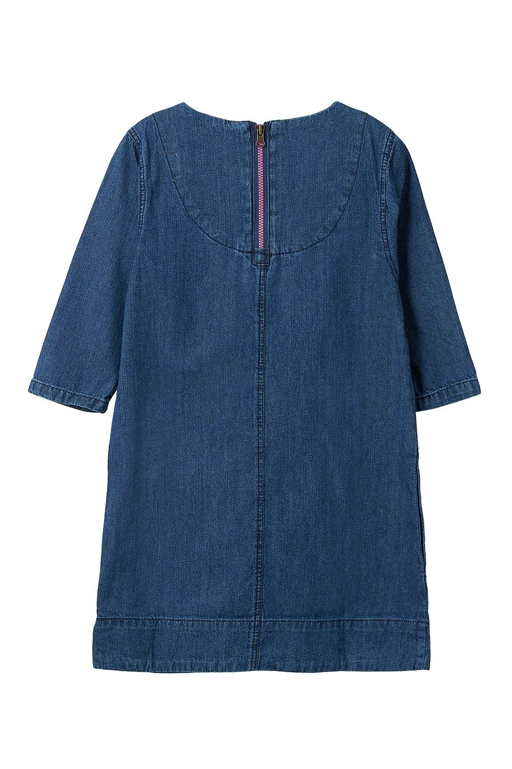 Belle Dress - Washed Denim