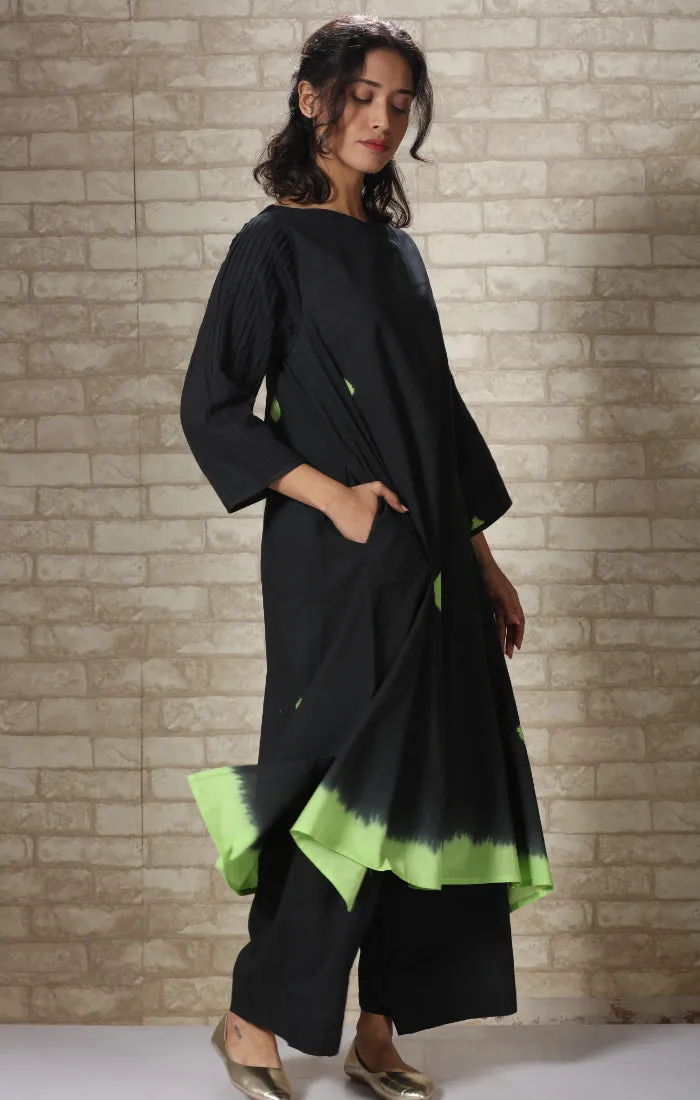 Black Shibori Tunic