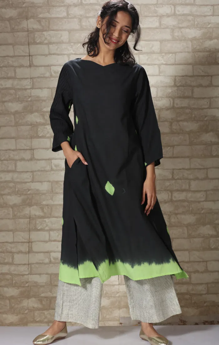 Black Shibori Tunic