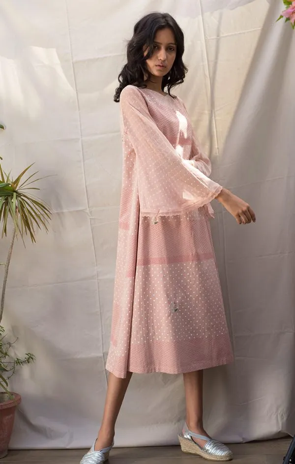 Blush Pink Tunic Dress