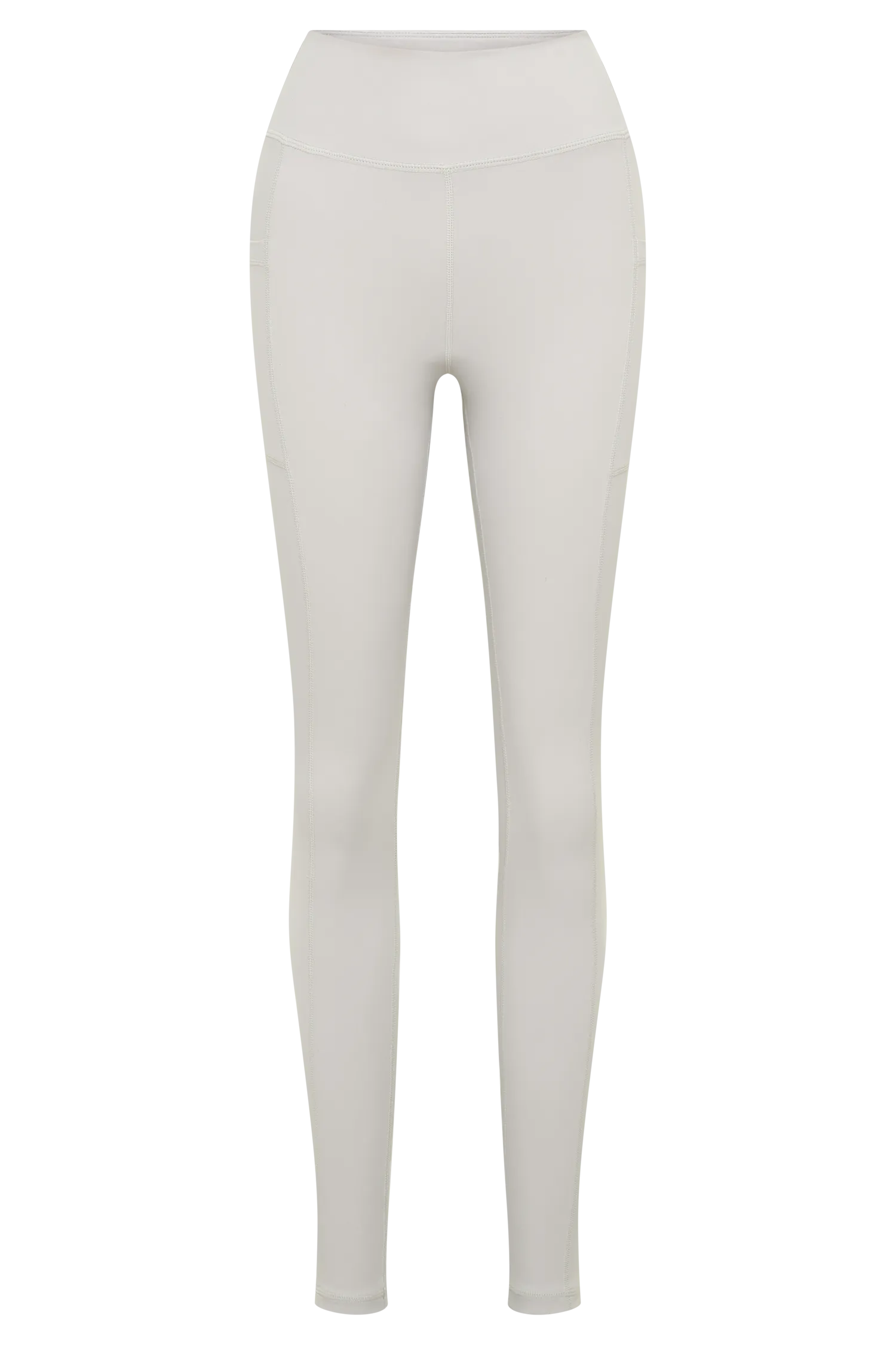 Briar V Back Leggings With Pockets - Ice Grey