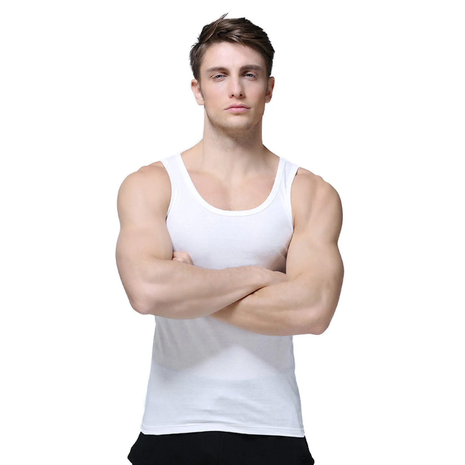 Captain Luxury Sleeveless Vest - Pack of 3