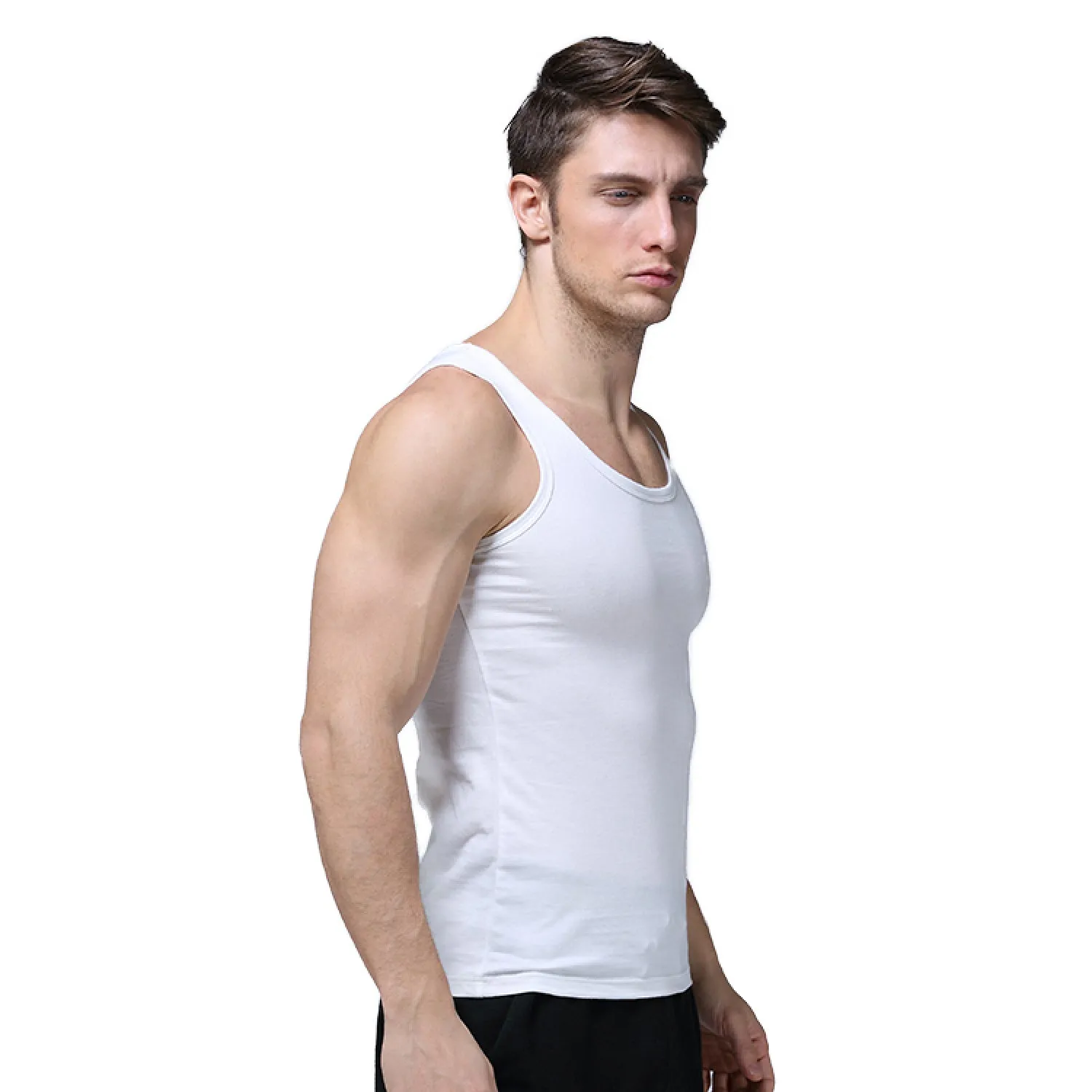 Captain Luxury Sleeveless Vest - Pack of 3