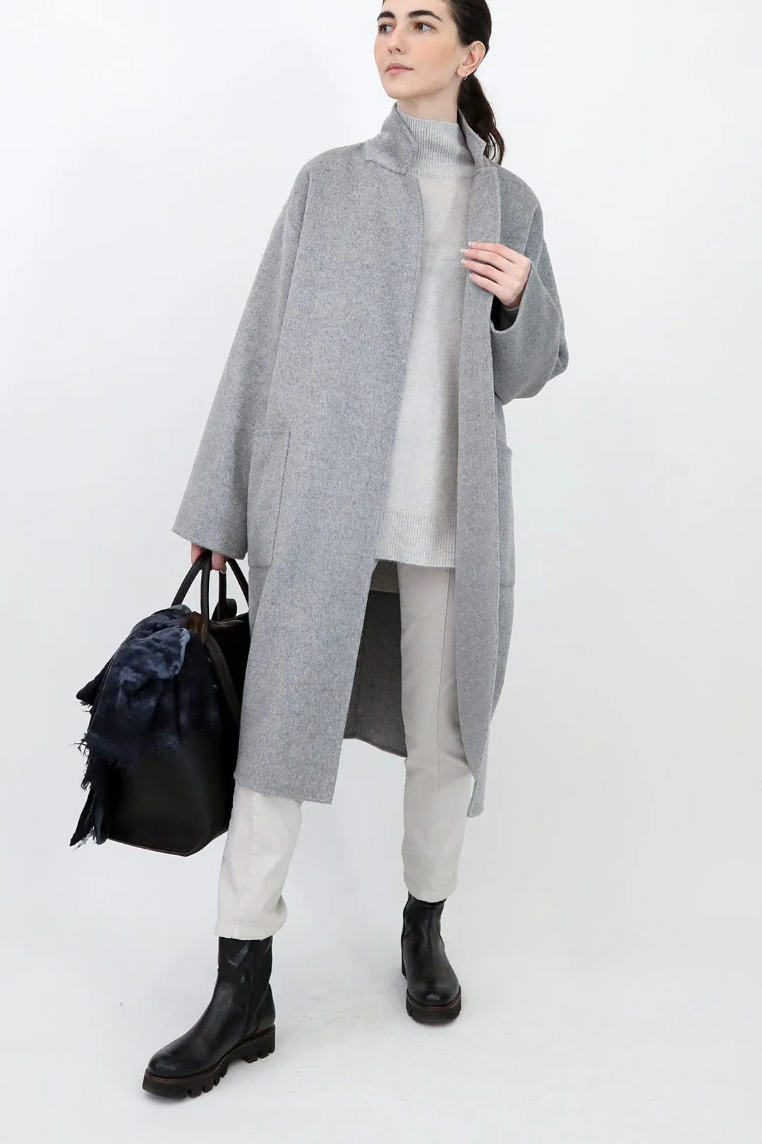 CARLIE COAT IN WOOL CASHMERE DOUBLE FACE