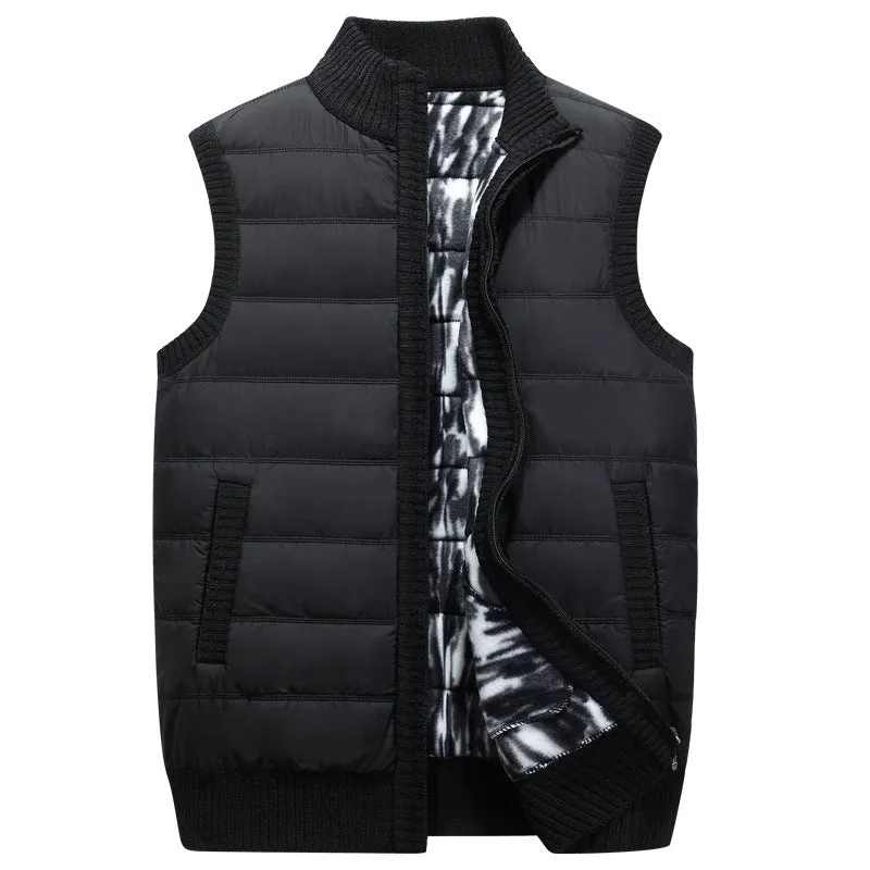 Casual Thick Warm Vest Men's Vest Jacket