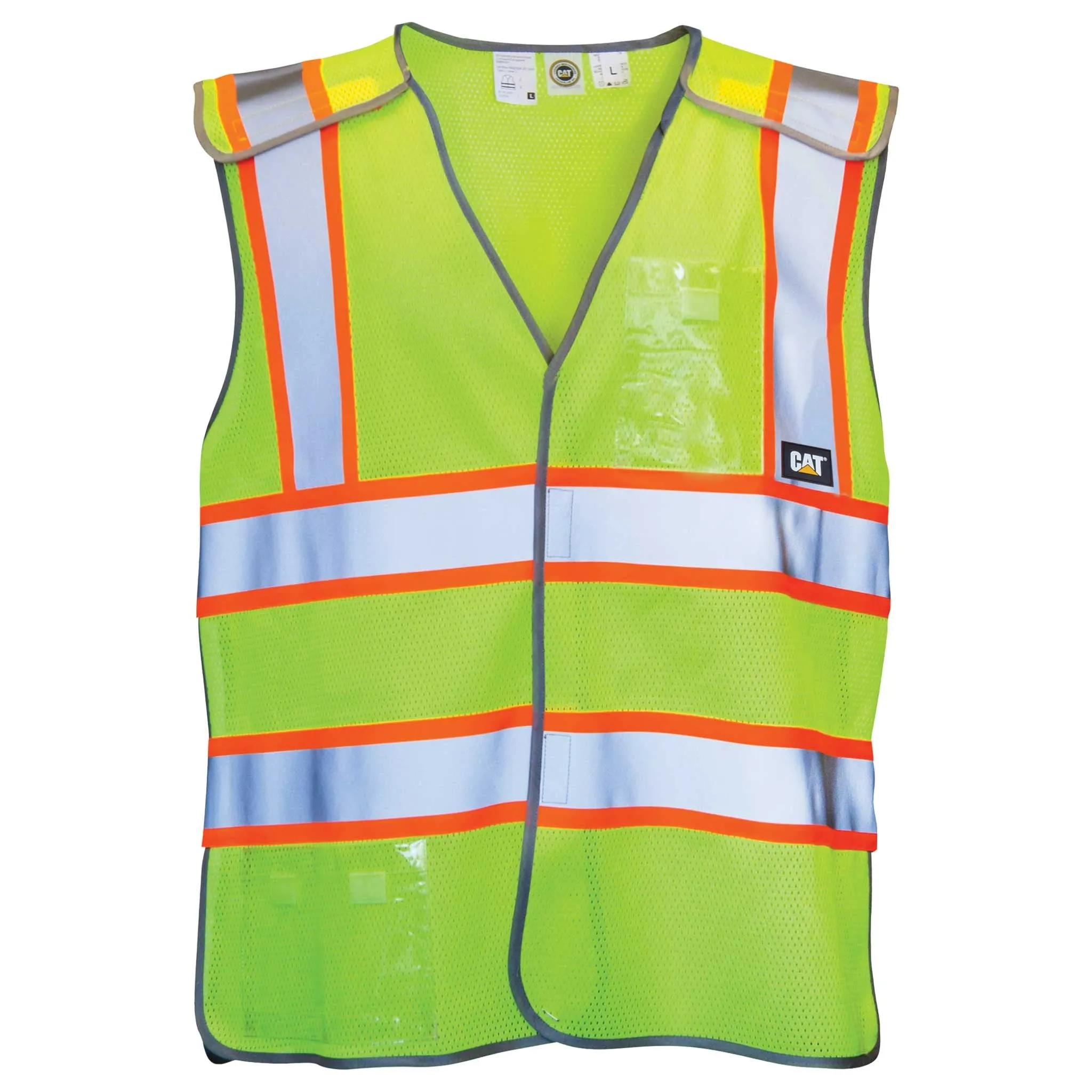 CATERPILLAR Men's 5 Point Break Away Safety Vest 1322029