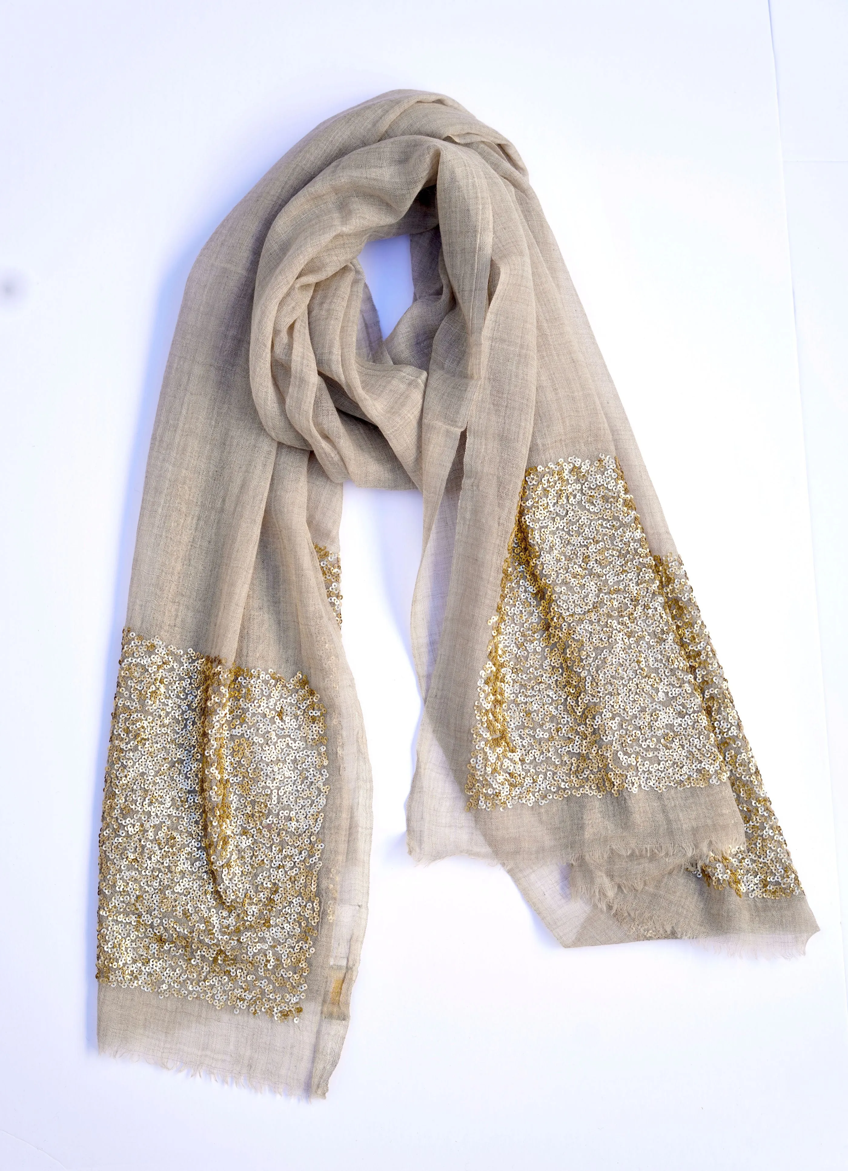 Celeste Sequin Wool Wrap (Multiple Colors Inside)