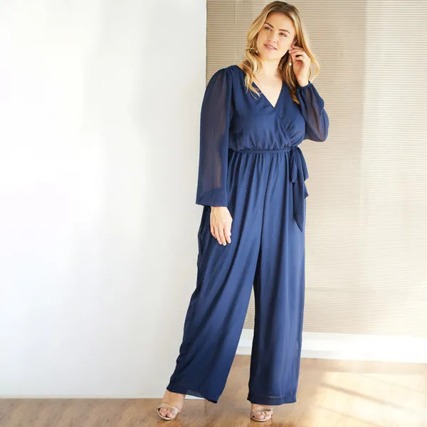 Celina Chiffon Jumpsuit - Final Sale!