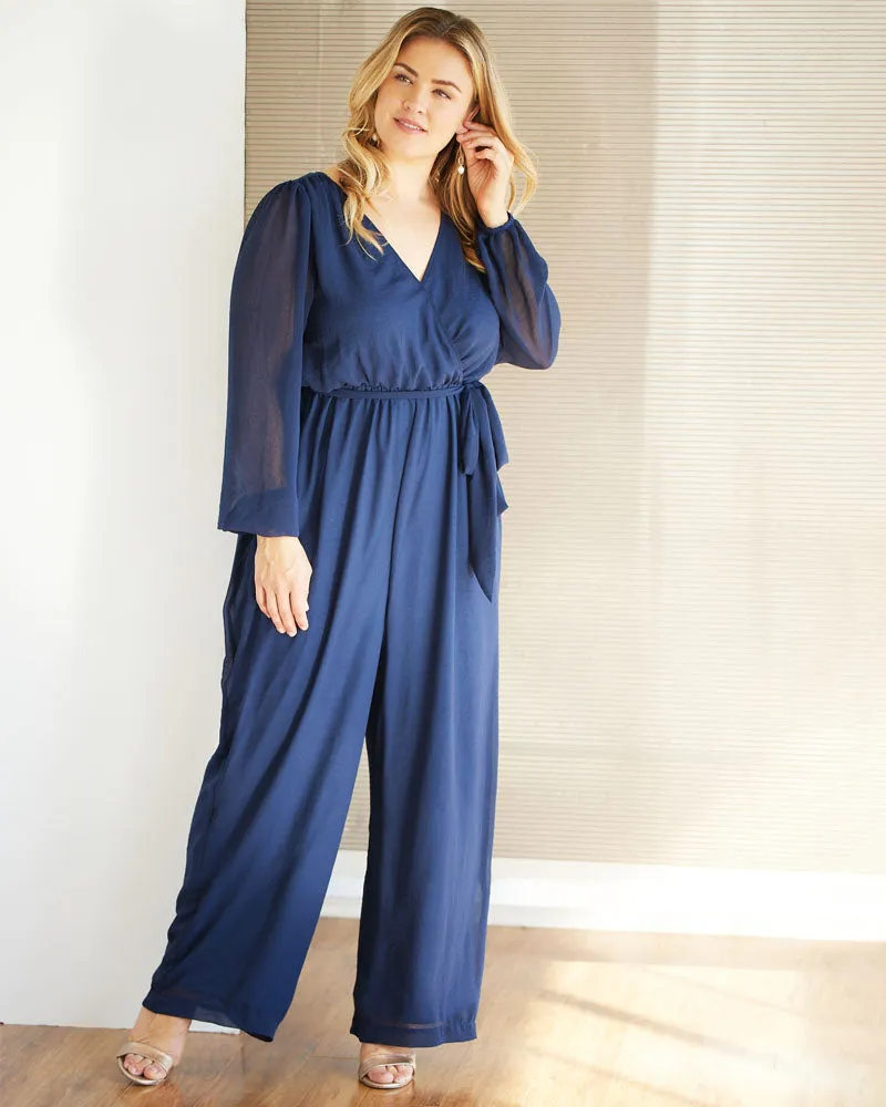 Celina Chiffon Jumpsuit - Final Sale!