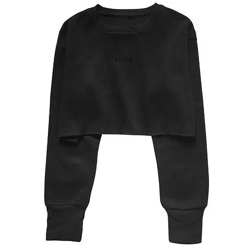 Charlie Cropped Jumper - Black