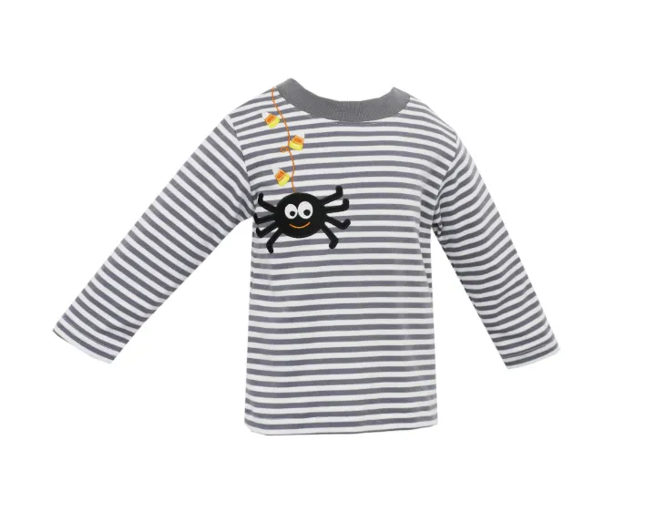 Claire & Charlie Spider Applique Shirt