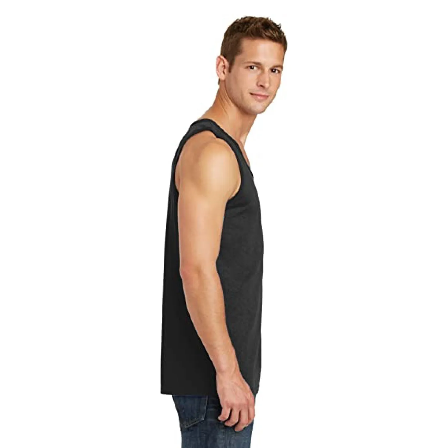 Classic Black Sleeveless Vest (Pack of  6)