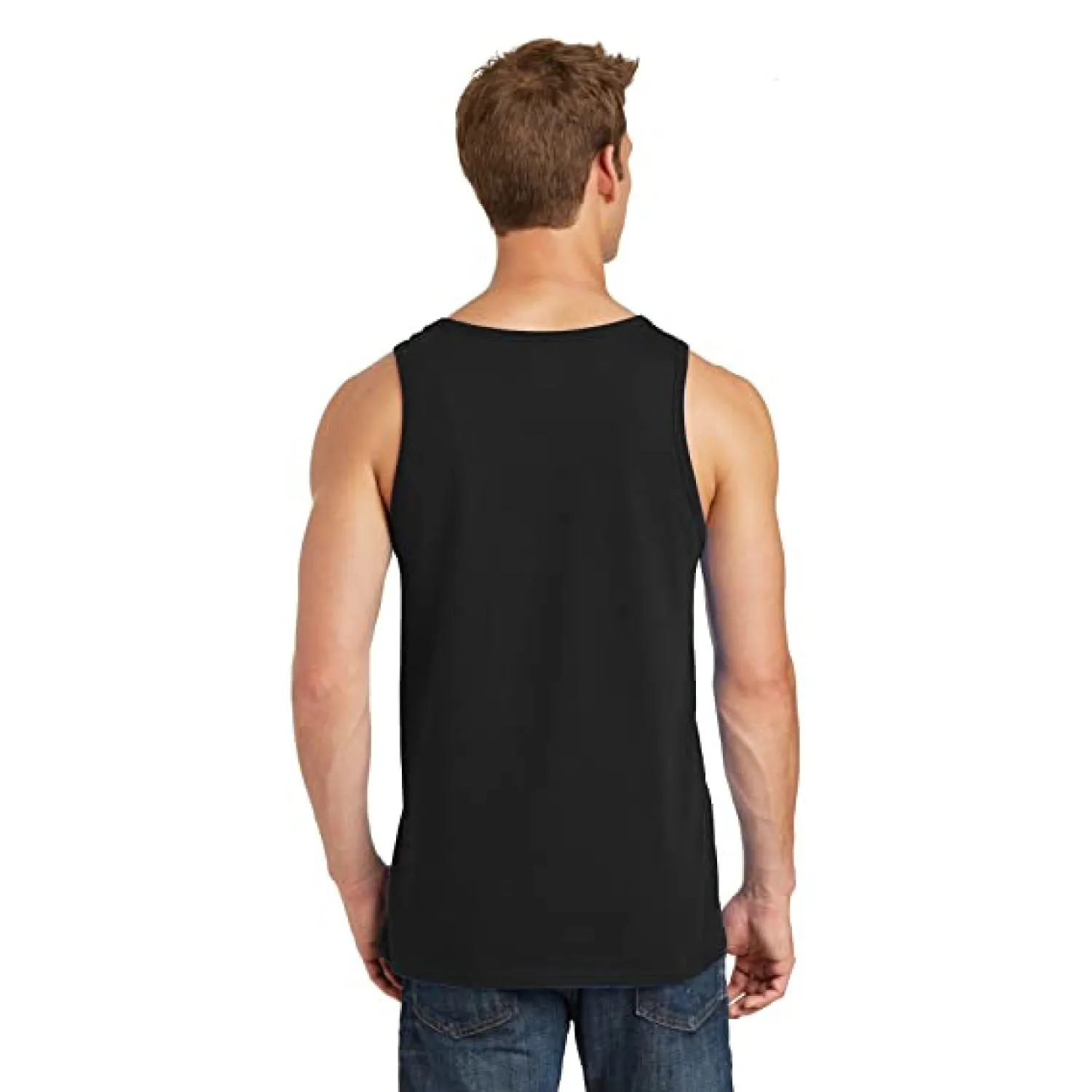 Classic Black Sleeveless Vest (Pack of  6)