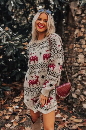 Cocoa And Christmas Sweater Dress