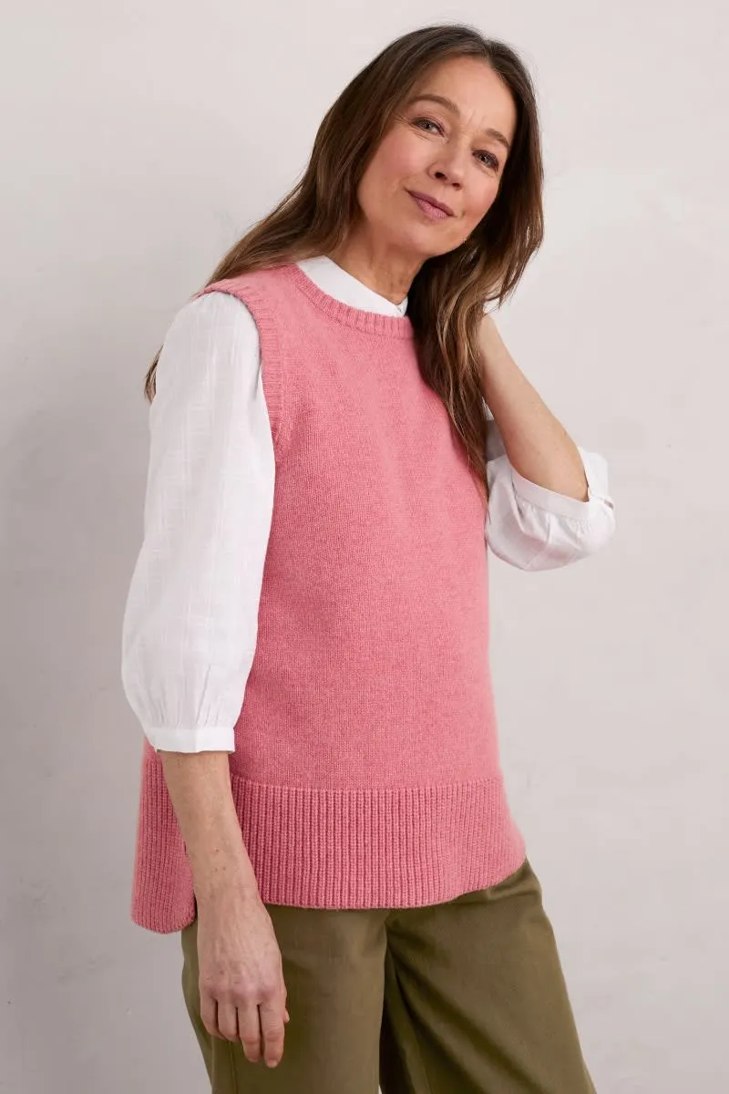 Coupling Knitted Vest - Wild Rose