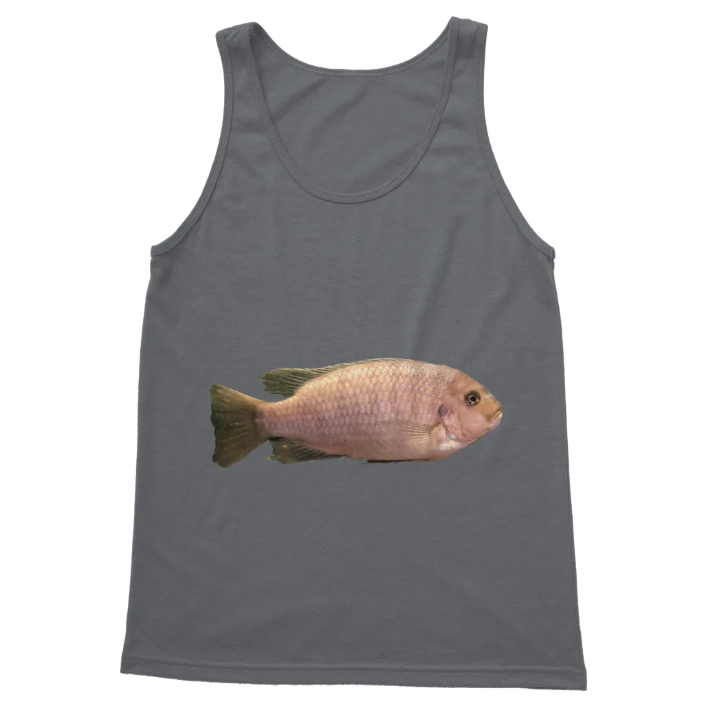 Cream Peach Fish Classic Adult Vest Top