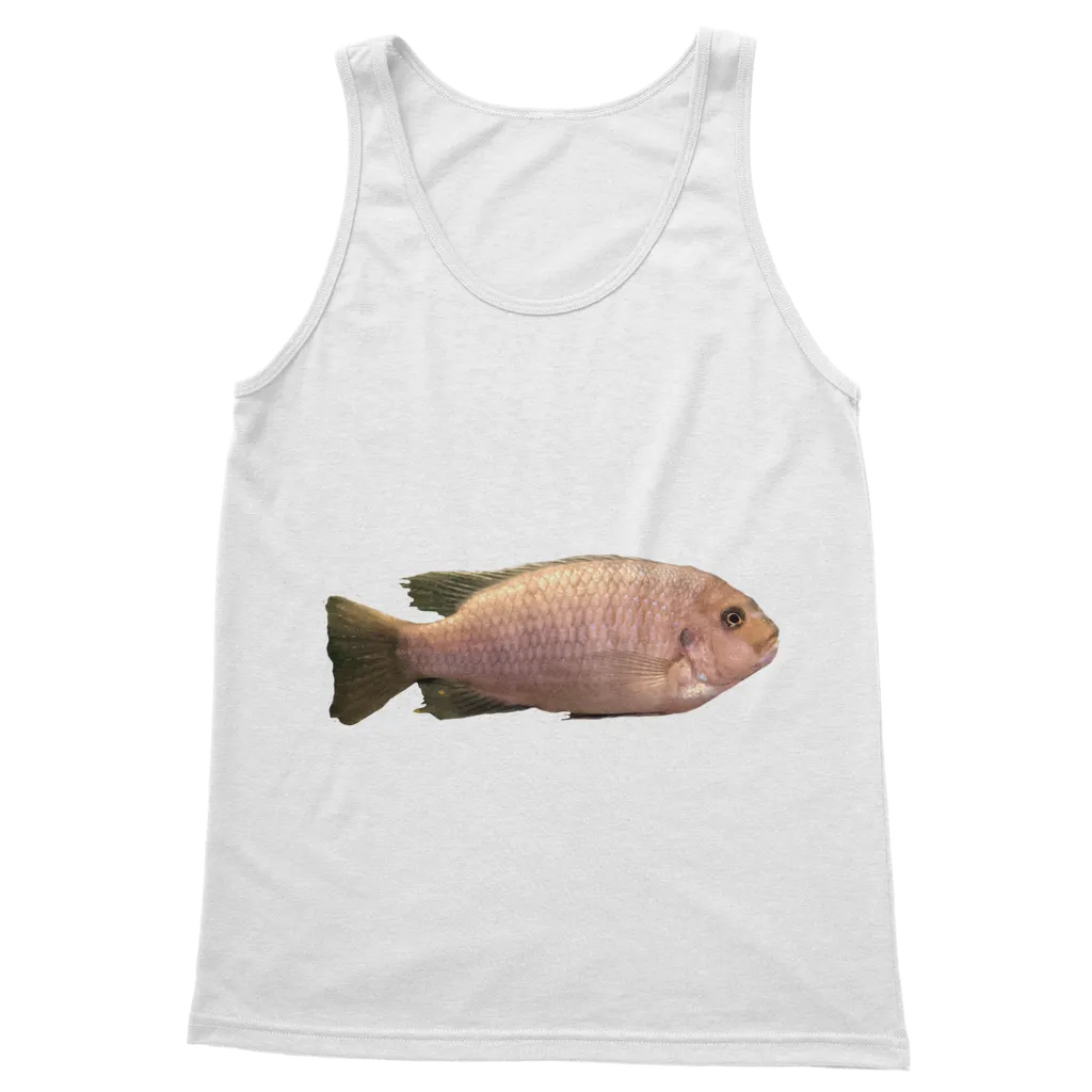 Cream Peach Fish Classic Adult Vest Top