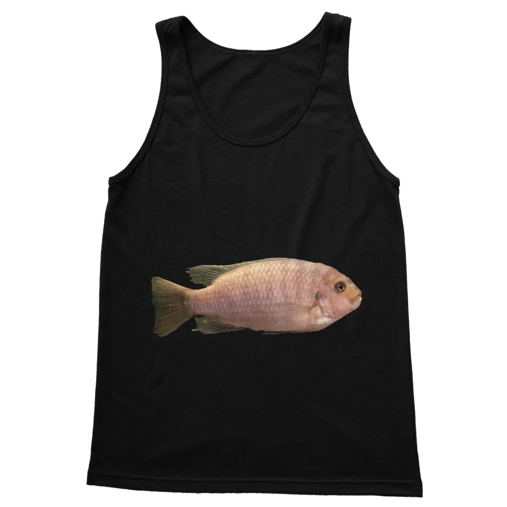 Cream Peach Fish Classic Adult Vest Top