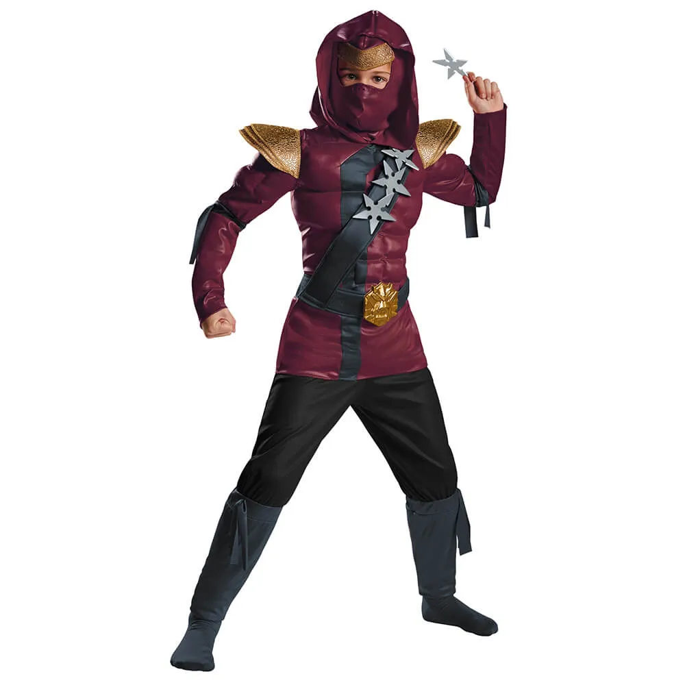 Crimson Ninja Classic Muscle Costume