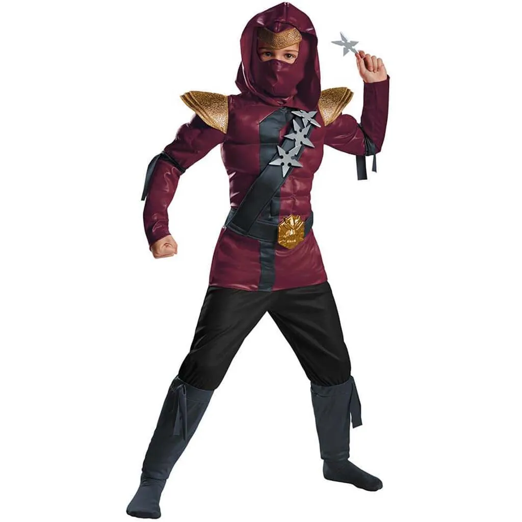 Crimson Ninja Classic Muscle Costume