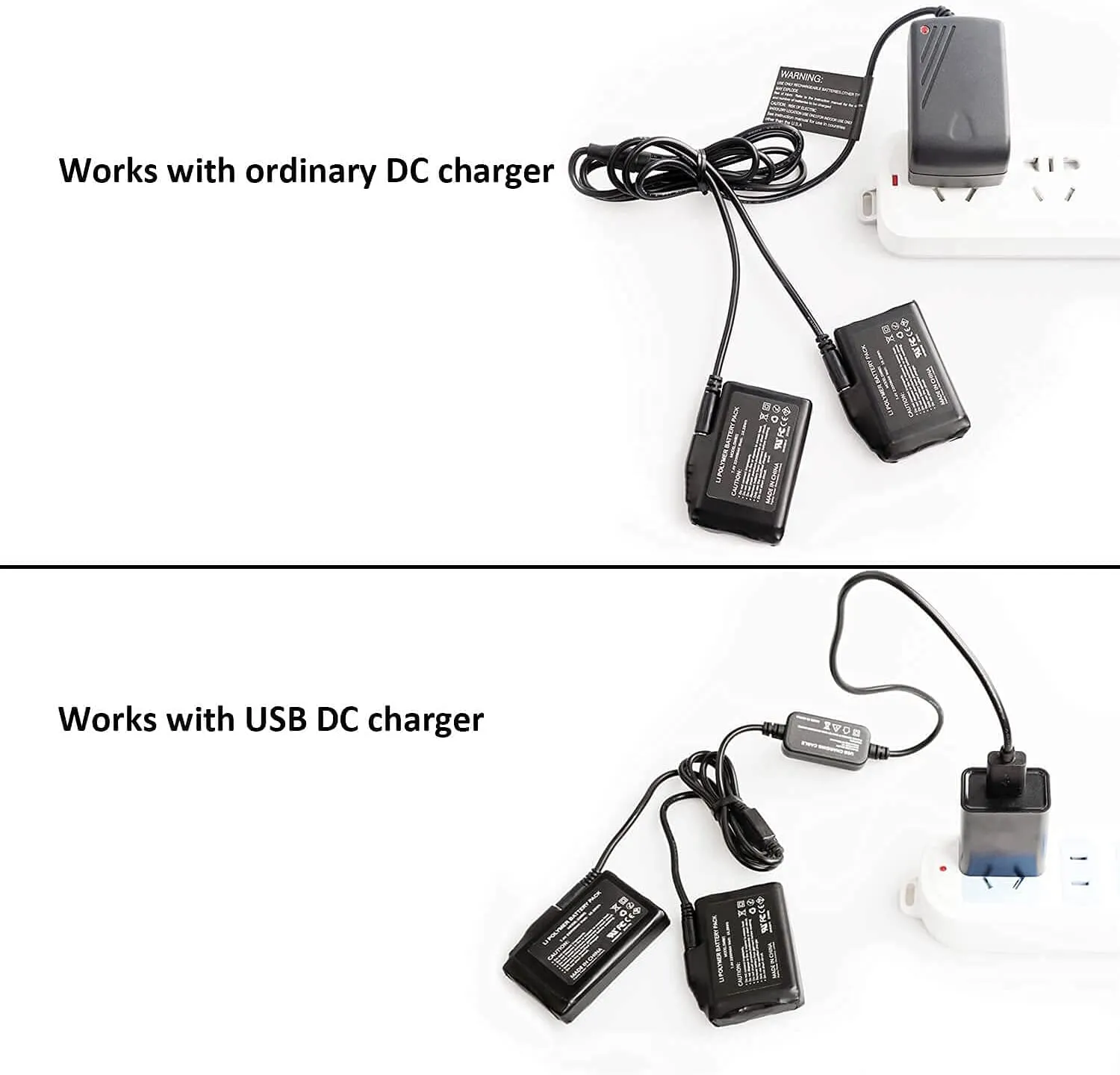 Day Wolf  Rechargeable 7.4V  Li-ion Batteries  Pack Replacement for Heated Gloves, Mittens, Socks, Vest, Jacket, Hand Muff, Boots, Hat, Knee Braces