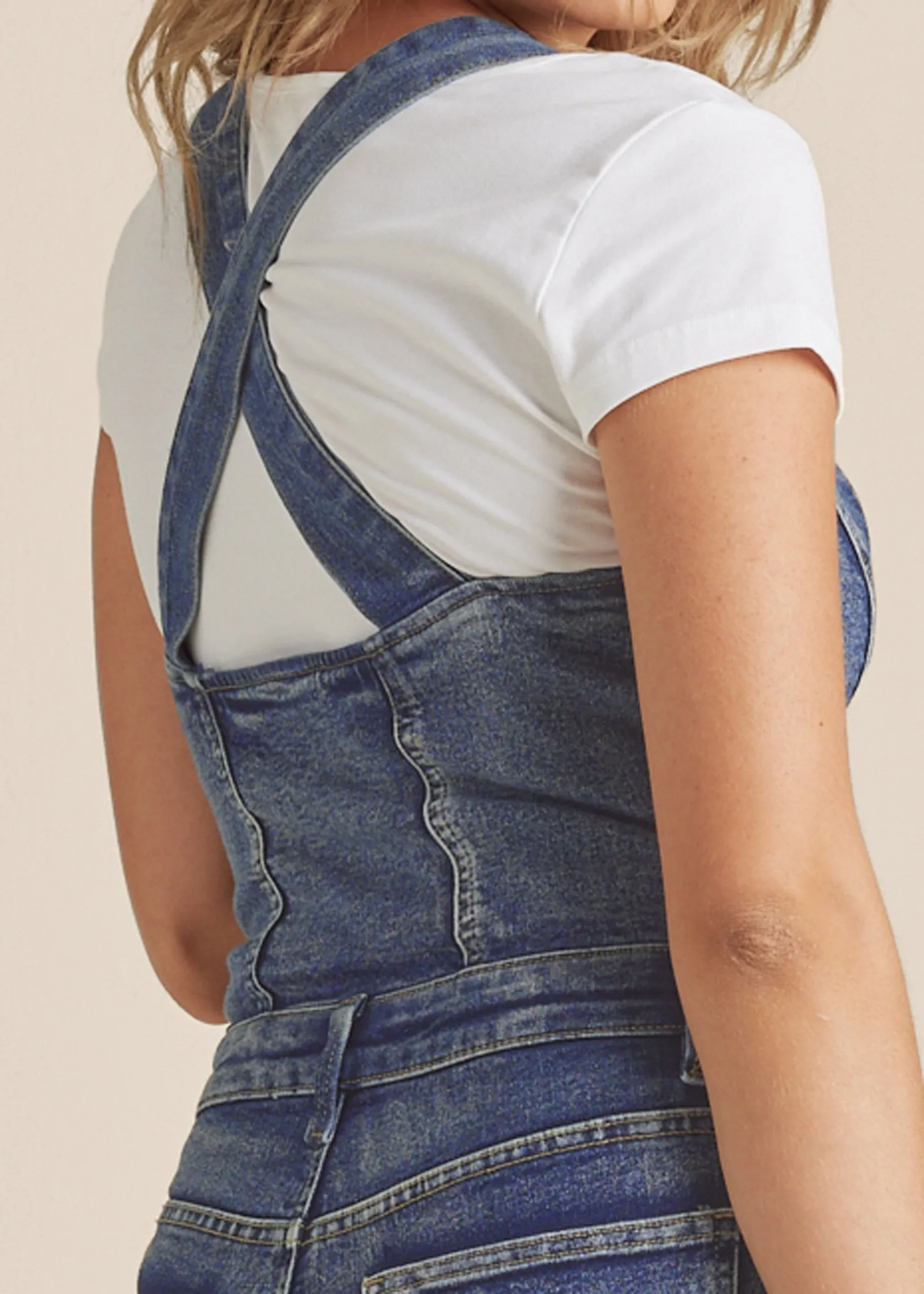 Denim Overalls - Medium Wash