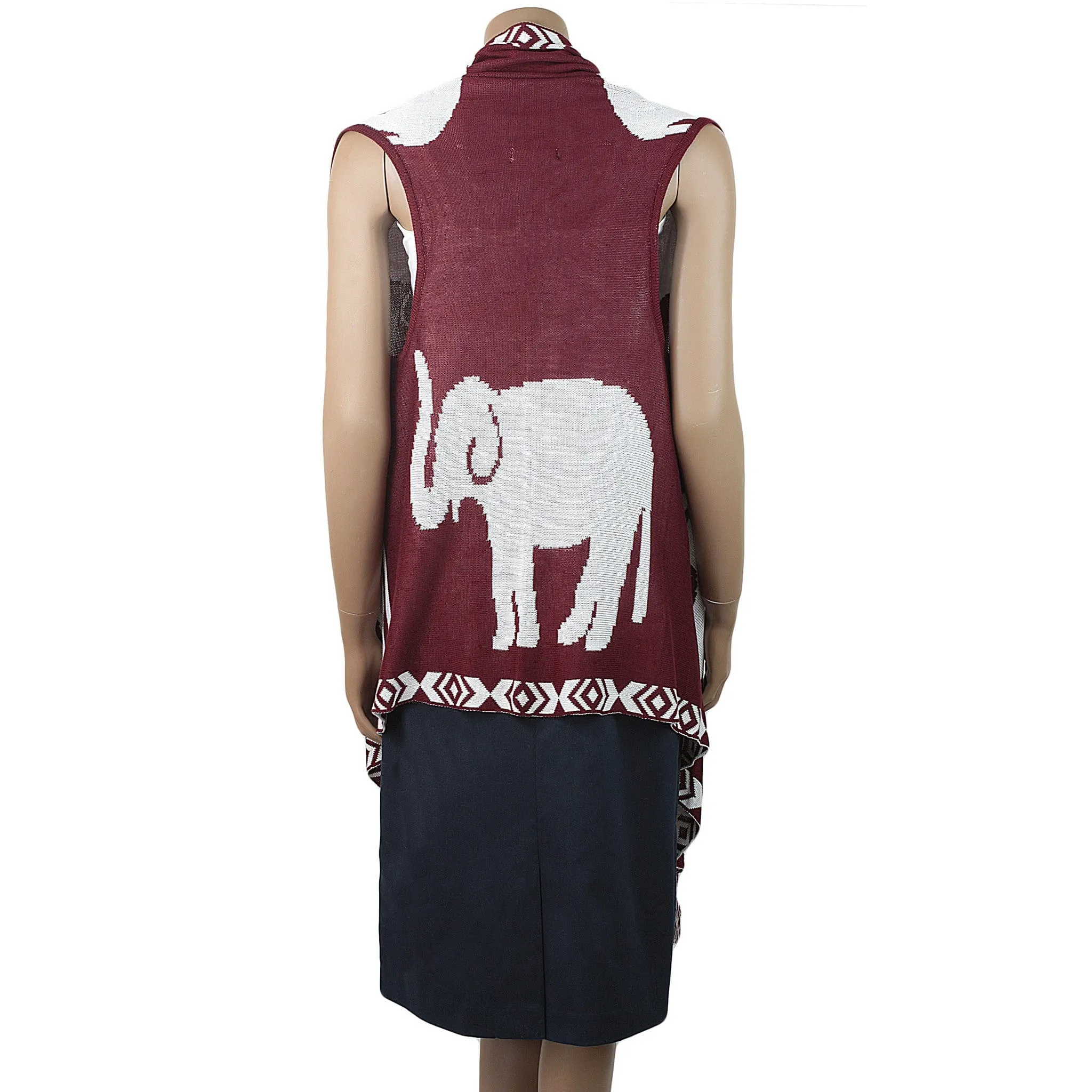 Elephant Fringe Vest