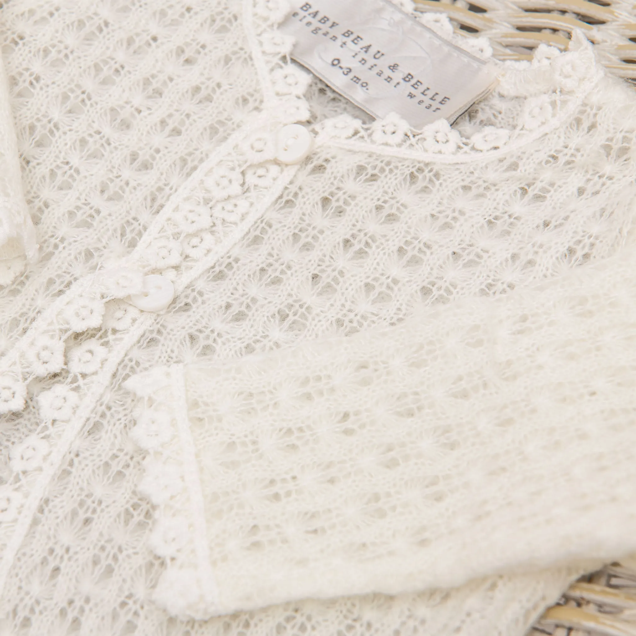 Ella Christening Knit Sweater