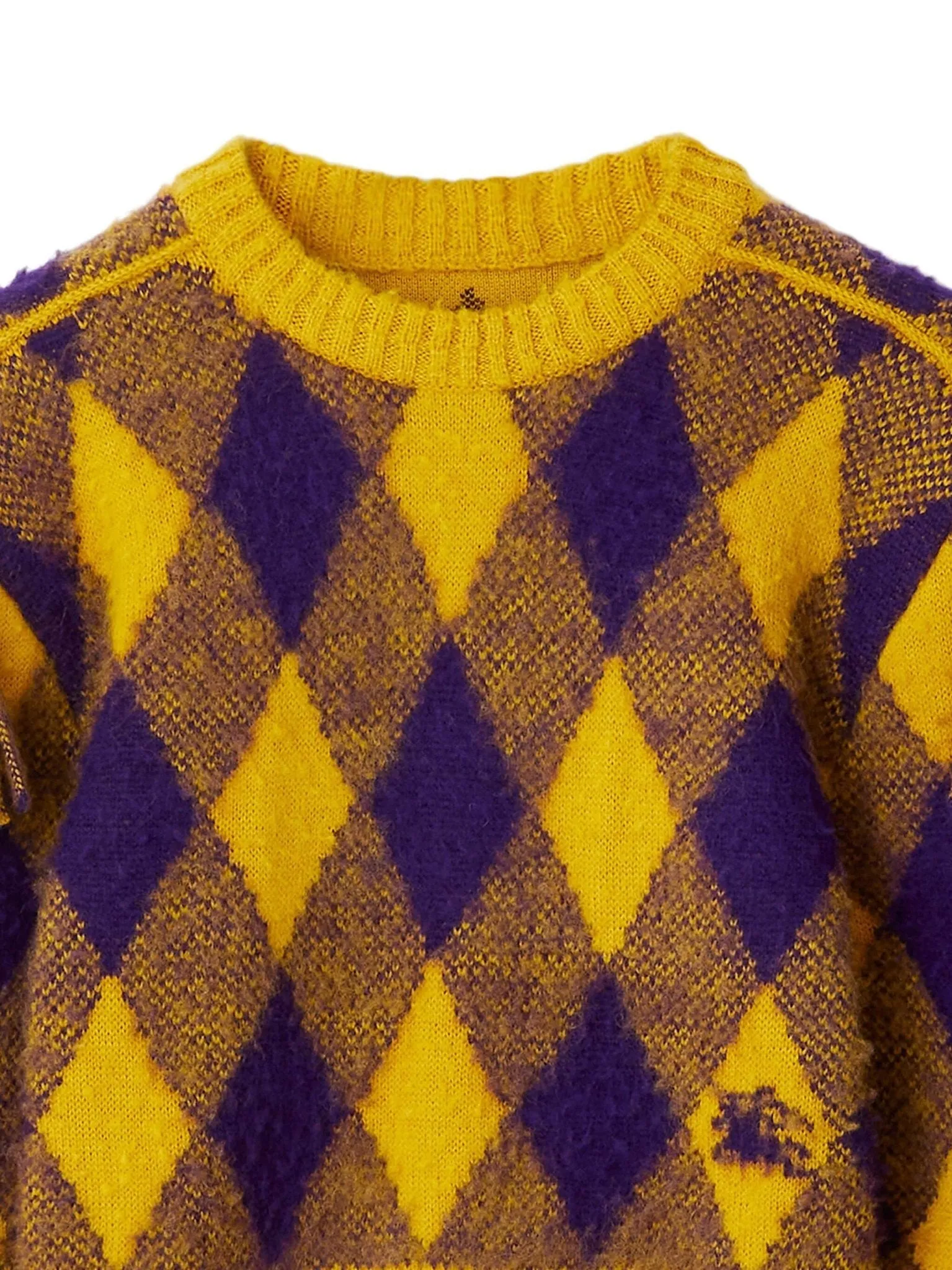 Equestrian Knight-motif wool jumper