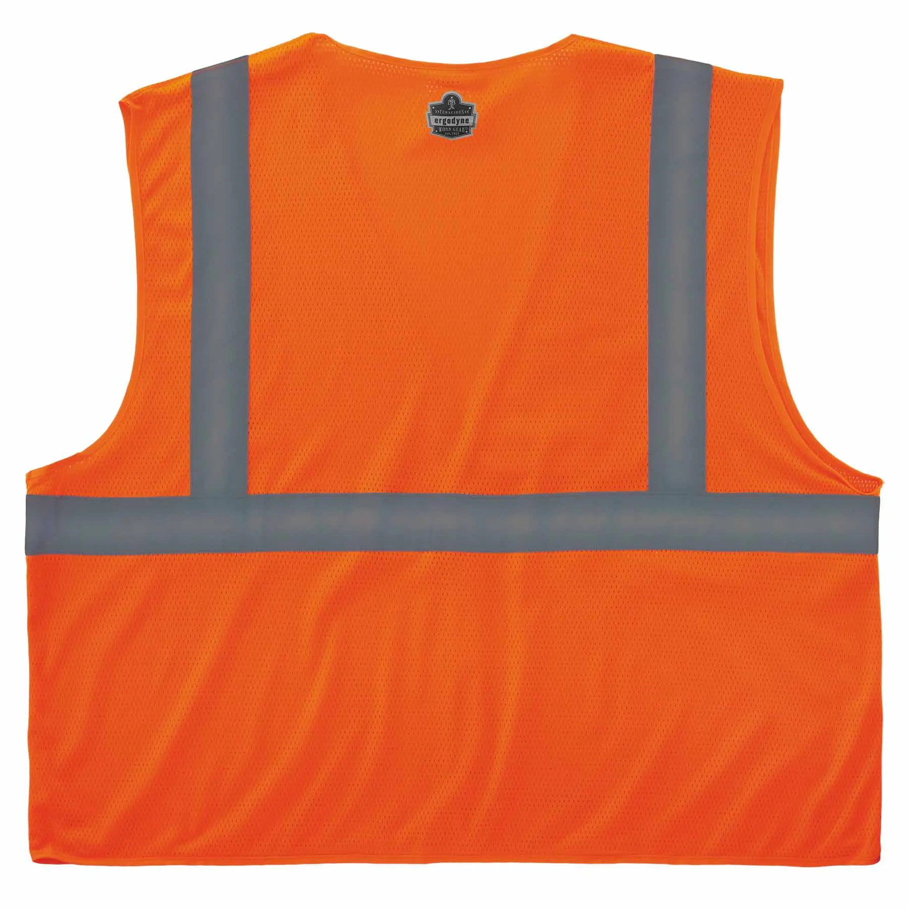 Ergodyne 24533 8210HL-S M Orange Class 2 Economy Mesh Vest - Single Size