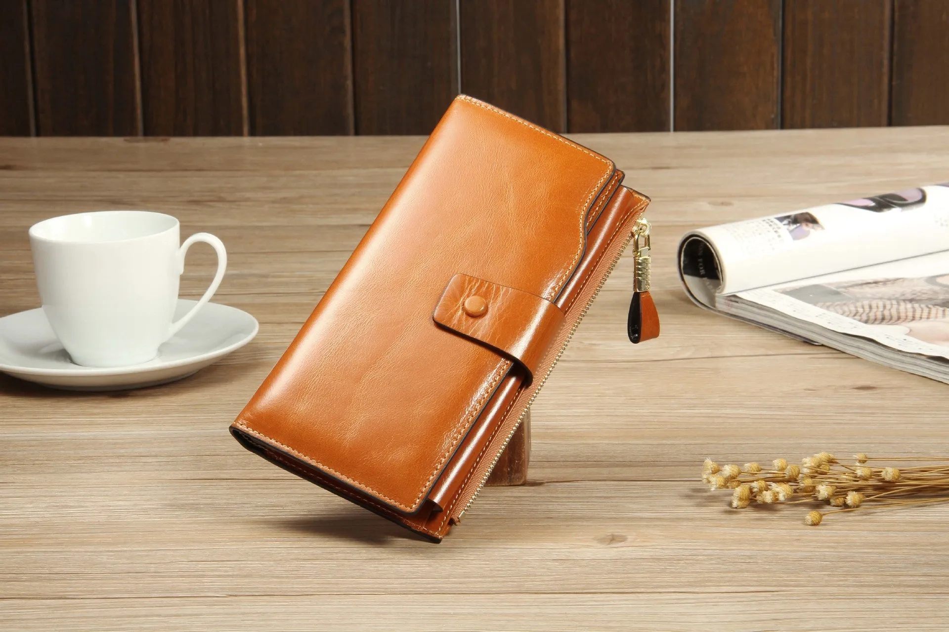 Factory Wallet Wholesale RFID Anti-Theft Swiping Long Multi-Functional Large Capacity Wallet Women's Handbag Hot Sale