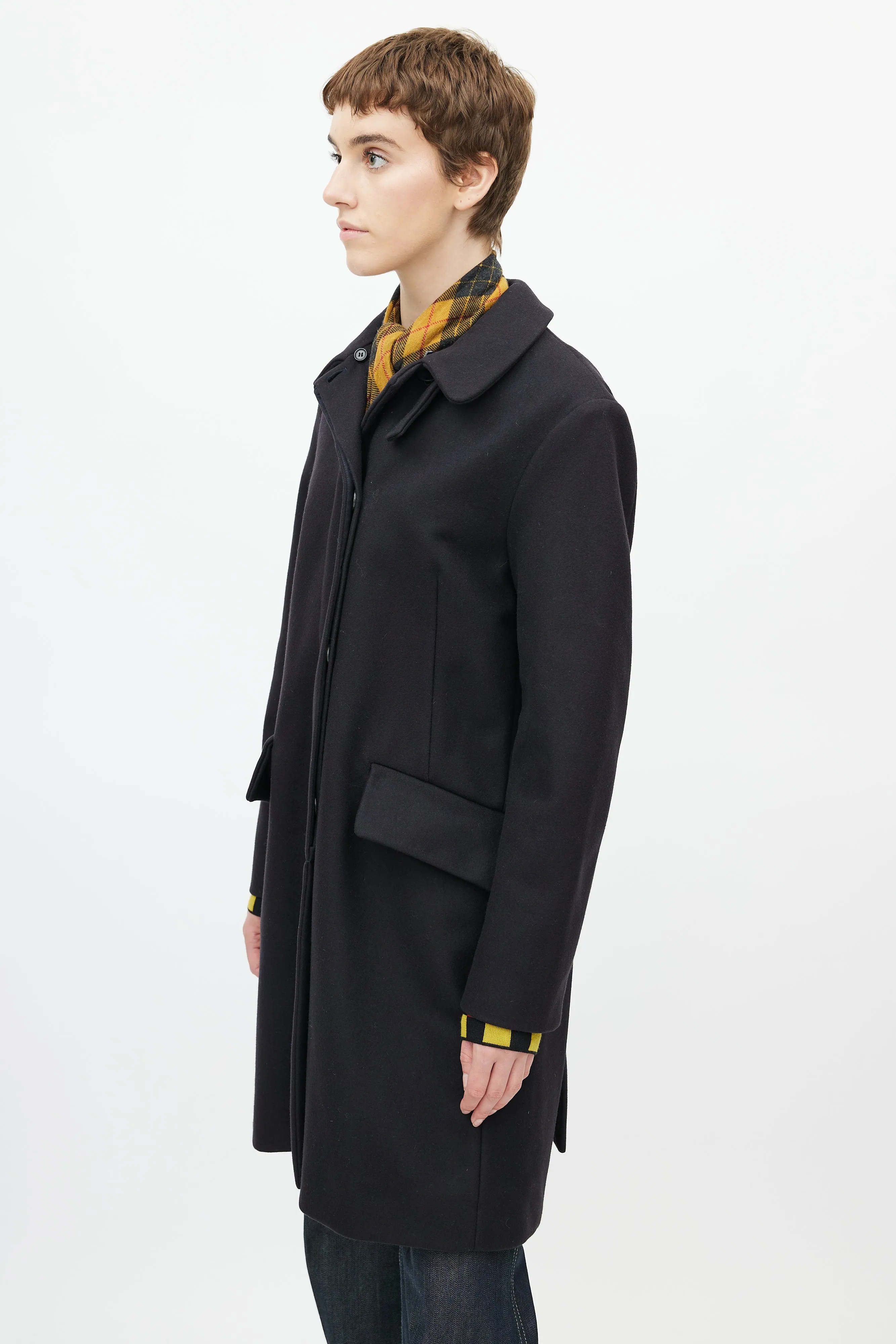 Fall 2013 Black Wool Coat