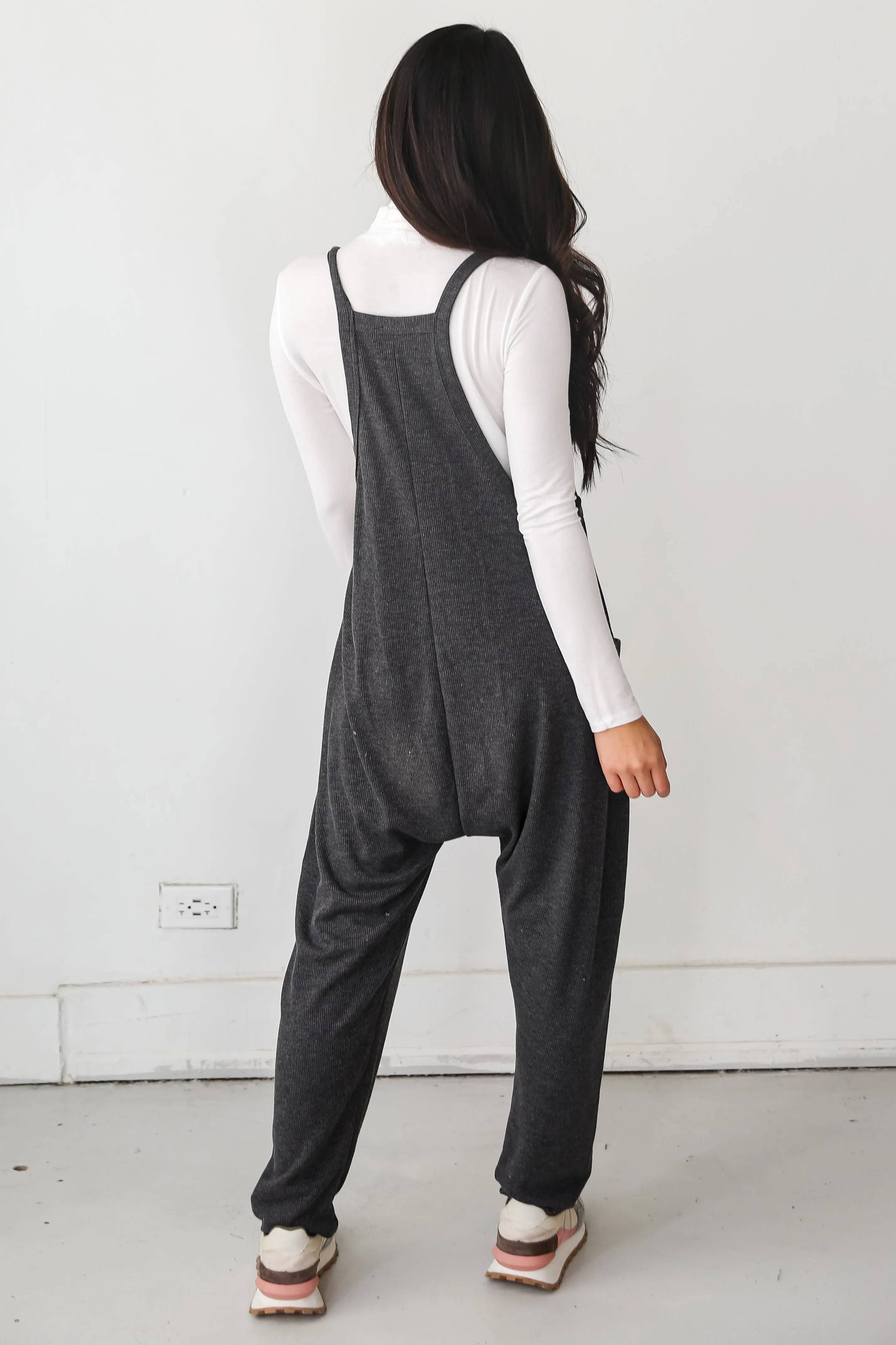 FINAL SALE - Willow Waffle Knit Jumpsuit - DOORBUSTER